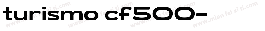 turismo cf500字体转换